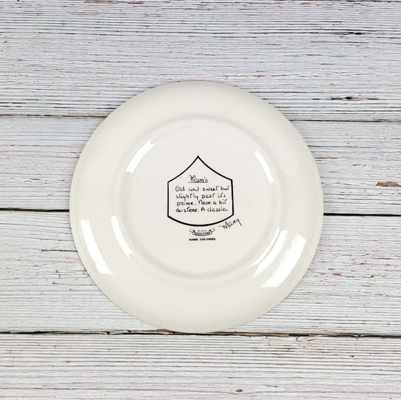 Delano Studios Mum's Private Stock Dessert Plate - Picture 2 of 3